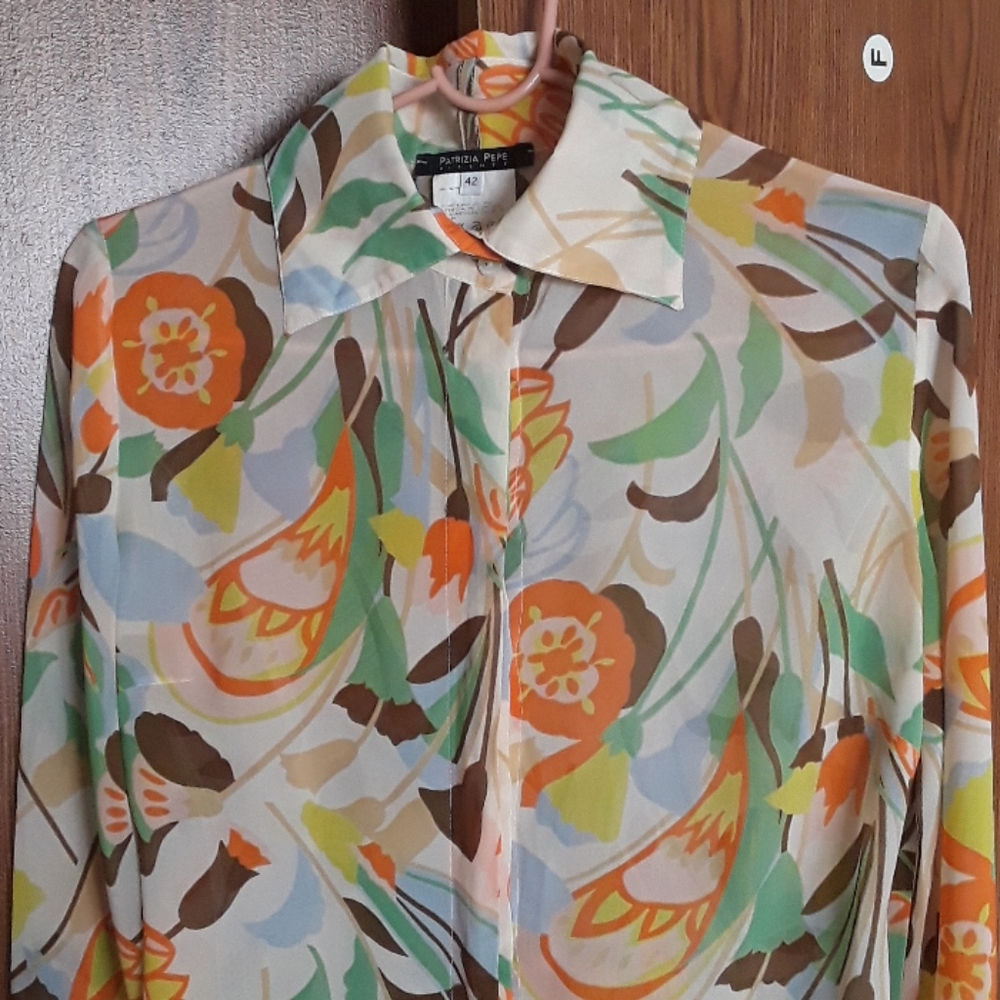 Patricia Pepe multi-colored blouse